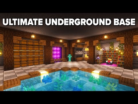 Minecraft: How to Build the ULTIMATE Underground Base | Tutorial🏠