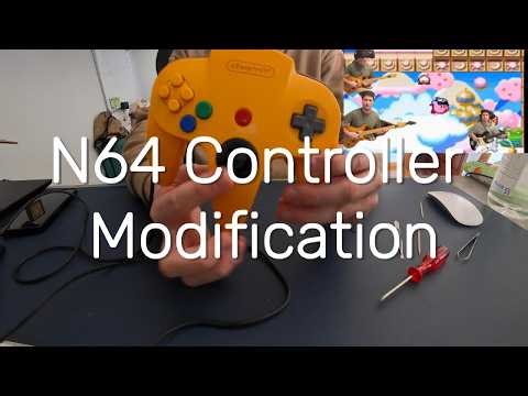 I modified my N64 Controller using the Renaissance N64 Core Kit