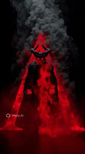 DEVIL LETTER A 😈 | Arch Devil | Alphabet of Hell #shorts