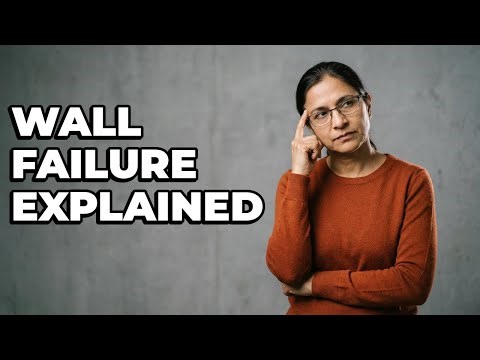 What Causes Bearing Capacity Failure Under Retaining Walls?