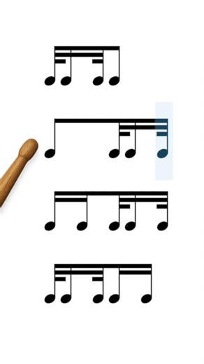 32nd Notes Rhythms #musiclesson #learnmusic #drumlesson