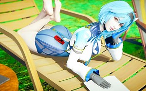 原神/MMD/4K-优菈热舞🍑/卡通渲染120fps~