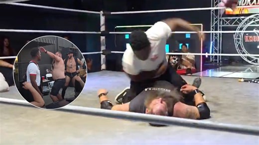 Rampage Jackson's son Raja appears to assault pro wrestler with real punches in disturbing incident