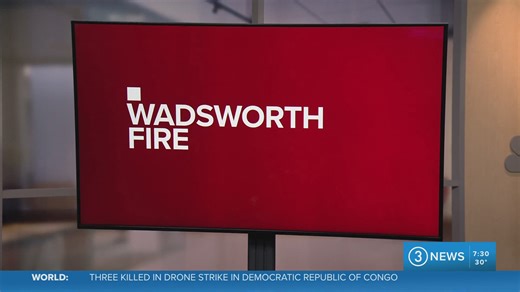 Crews battle fire in Wadsworth on Blake Road