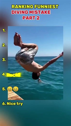Epic Diving Mistakes | Funny Fails Compilation#shorts