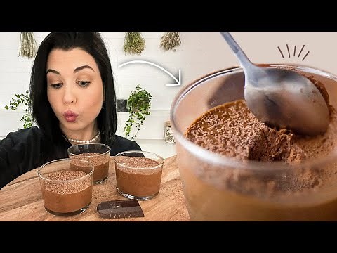 Chocolate Mousse in 5 minutes 🍫 (less than €1 per serving)