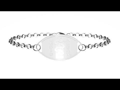 MedicAlert Silver Milano Bracelet