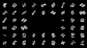 Glass Numbers Symbols Background In 4k Stock Motion Graphics SBV-352312714 - Storyblocks