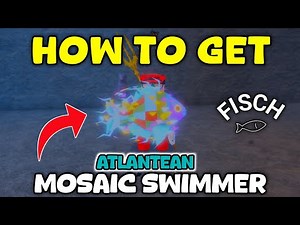 How To Get Atlantean Mosaic Swimmer In Fisch | Old Lady Implied Fish Quest Part 1