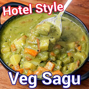 Mixed Veg Sagu: bit.ly/4c8rMnG Palak Paneer: bit.ly/2OZaNrL Sagu Recipe | Mixed vegetable saag for Poori, Parotta, and Dosa with step-by-step photo and video recipe. South Indian cuisine has many recipes, mainly focusing on health and a flavoured lifestyle. Most of them fall under the rasam, sambar and breakfast recipe categories. However, there are other healthy curry recipes, and Mixed Veg Saagu is one such curry. #hebbarskitchen | Hebbar's Kitchen