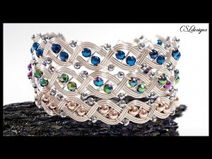Regal braided wirework bracelet