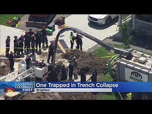 Worker Trapped In Collapsed Trench