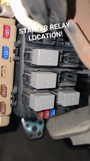 2013 Subaru Impreza WRX STARTER RELAY LOCATION #automotive #mechanic #mobilemechanic #cartok