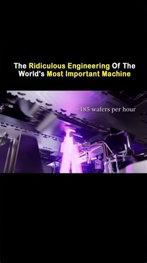 ⬇️ ASML machines are the backbone of modern chip manufacturing.