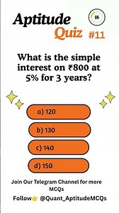 Simple Interest Quiz! Can You Get It Right? 💰🤔 #aptitudequiz