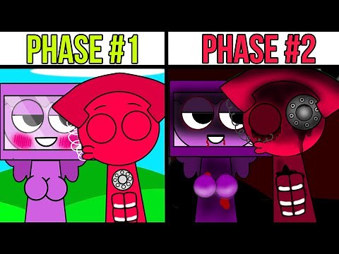 All Reactions and Phases In Incredibox Sprunki Sinner Edition But EVERYONE's KISSING! SUS KISS MOD