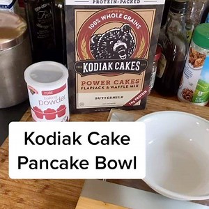 3.7K views · 26 reactions | Kodiak cake pancake bowl!!! ⁣ ⁣ Recipe...