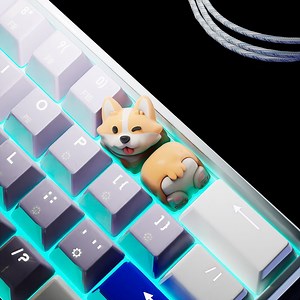 Corgi Keycaps for Mechanical Keyboard - Custom Handmade Artisan Cherry MX Cute Dog Keycaps - Gift for Him & Her - Etsy