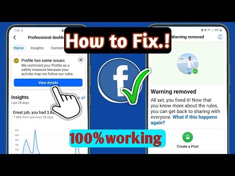 How to Fix 'Profile Has Some Issues' on Facebook | Remove Facebook Profile Issues 2025