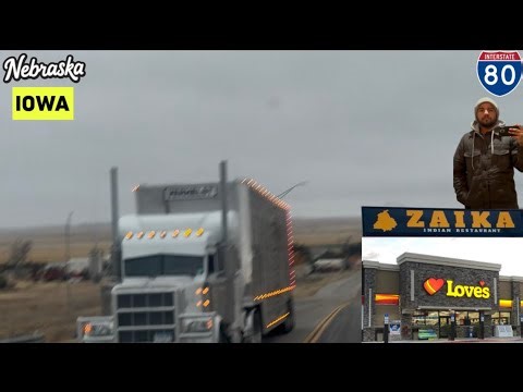 🔟TH VLOG Punjabi Dhaba Food in Iowa 🍛 | Nebraska Plains Road Trip 🚚 | Love’s Travel Stop Daily Vlog