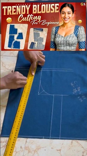 Princess Cut Blouse Cutting with Front Open | Easy Tailoring Class