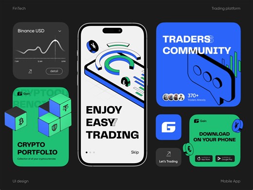 Trading Mobile iOS App Design