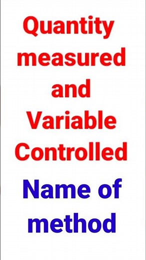 Quantity measured and variable controlled| Name of method|Amperometric titration#chemistry