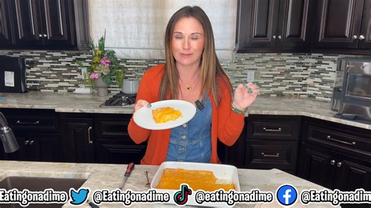 Paula Deen's Corn Casserole is the perfect side dish for Thanksgiving and Christmas. It is loaded with flavor and easy to make! https://www.eatingonadime.com/paula-deens-corn-casserole/ | One Crazy Mom