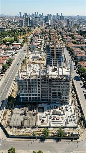 Construction from Zero To High Rise Apartment Building