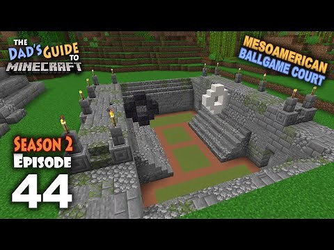How To Make a Mayan Ballgame Court (pok-a-tok) - Let's Play: Season 2: Episode 44