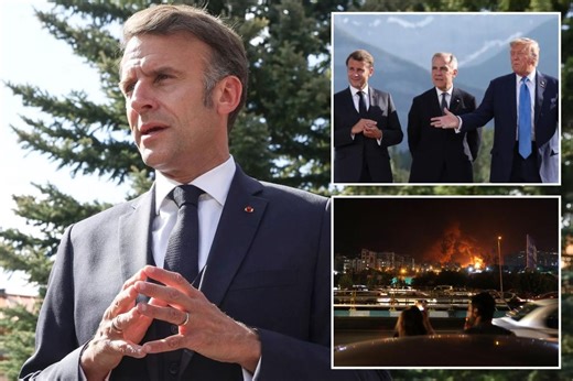 Trump denies French President Emmanuel Macron’s claim he made offer for Israel-Iran cease-fire: ‘Much bigger than that’
