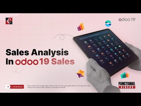 Sales Analysis In Odoo 19 Sales | Odoo 19 Tips | Odoo 19 Functional Tutorials