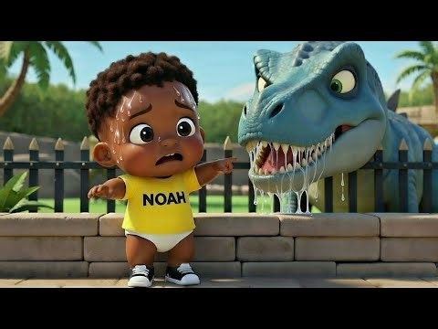 🦕 Dinosaur Zoo Adventure! 🌴 Fun Dino Friends Song | Baby Noah Kids Songs