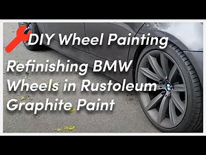 DIY Wheel Refinishing With Rustoleum Graphite Wheel Paint