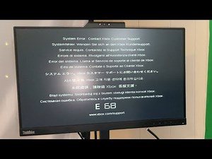 How to fix E-68 error code on the Xbox 360 (Easy fix)