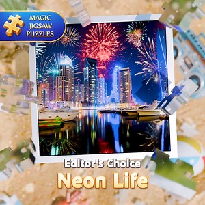 5.6K views · 54 reactions | Light shapes our world, painting it in endless shades. And when it takes on a life of its own, it becomes art in motion. That’s the magic of Neon Lights! https://ximadpzl.onelink.me/BkON/ixqfrpc5 #MJP_EditorsChoice #puzzles #jigsawpuzzles #magicjigsawpuzzles | Magic Jigsaw Puzzles | Facebook
