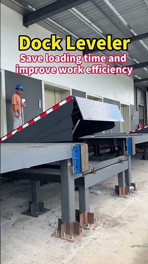 Reliable loading starts at the dock leveler #dockleveler #loadingdock #warehouseequipment