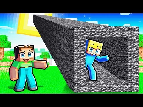 Wir haben einen TUNNEL zur SONNE gefunden in Minecraft!