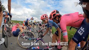 299K views · 10K reactions | Stage 3 Tour de Suisse had it all: climbs, crashes and blitzing attacks  This is one action-packed on-bike reel you do not want to miss! 朗  Full highlights on our YouTube channel https://youtu.be/XFQmtDDUZbg | Velon CC | Facebook