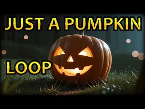 Single Pumpkin Halloween Decoration Loop (10 Minutes) | Ambiance Video