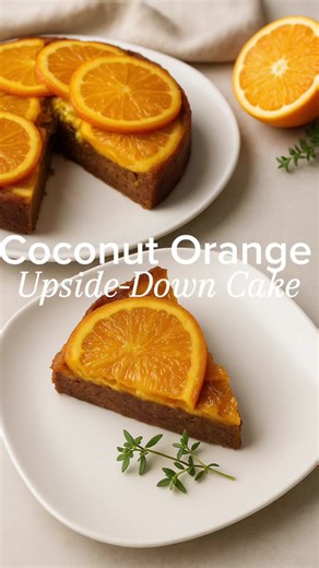 The coconut orange cake that is moist and surprisingly healthy