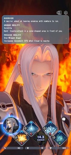 Dissidia Final Fantasy Duellum - Sephiroth’s UR Abilities