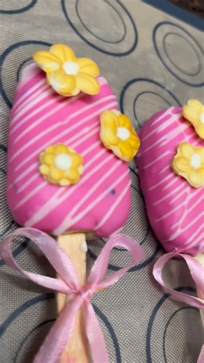 Parvej Ansari on Instagram: "Cake pop sickles#viralvideos #cakepop #chocolate #desert"