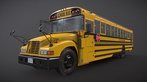 School Bus - Low Poly - Buy Royalty Free 3D model by MSWoodvine