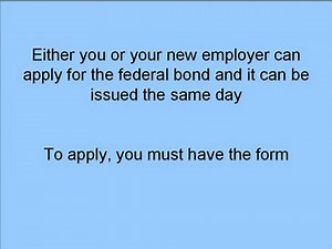 Jobs for Felons: Felons can get jobs using the Federal Bonding Program