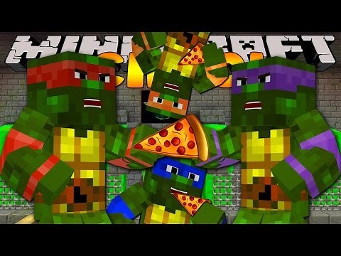 Minecraft School - TEENAGE MUTANT NINJA TURTLES PIZZA!