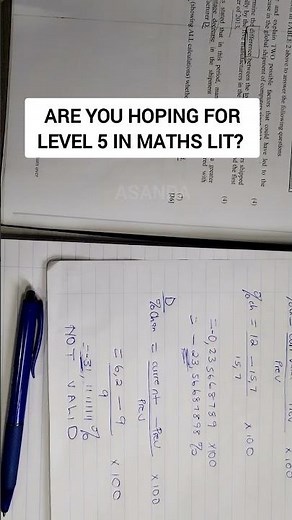 how about a level 5 maths lit challenge?