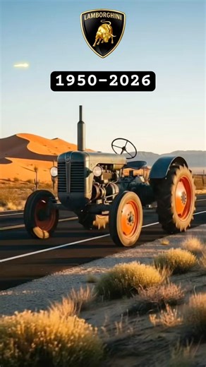 Lamborghini : 1950 vs 2026
