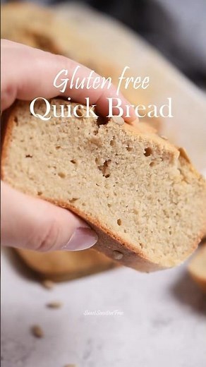 Quick Gluten Free Bread Loaf (No yeast, Vegan)