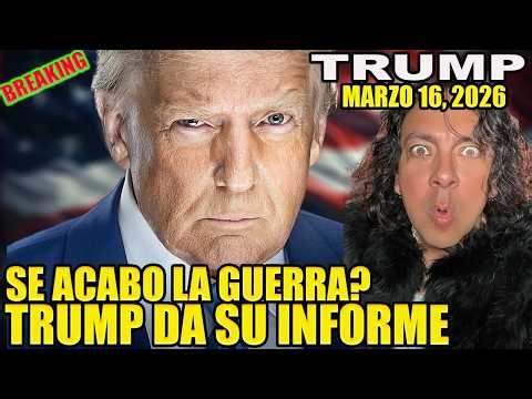 SE ACABO LA GUERRA? TRUMP DA SU INFORME